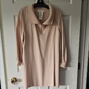 Beige Long-Sleeve Sportmax Tunic Top
